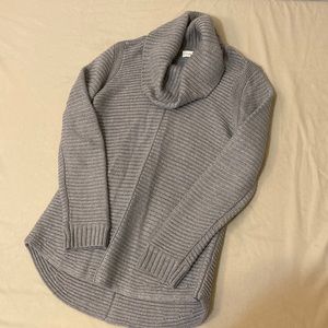 Calvin Klein gray cowl neck turtleneck tunic